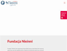 Tablet Screenshot of fundacja-nieinni.org